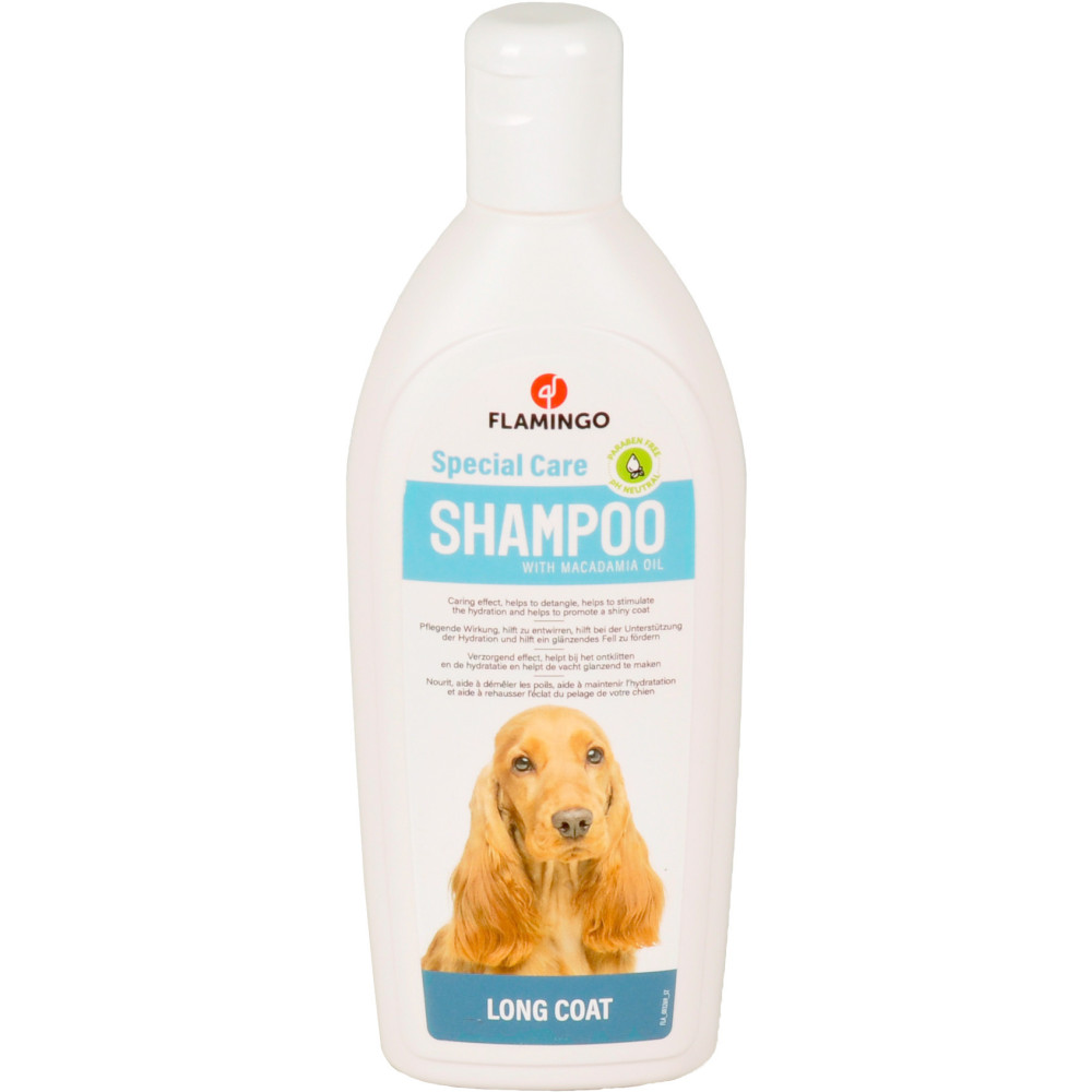 Shampoing 300ml spécial poils long pour chien