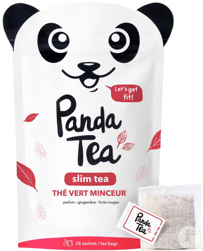 Panda Tea I&T Slim Tea Gingembre-Fruits Rouges 28 Sachets