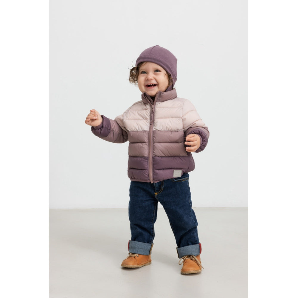 Køb MarMar Vegan Puffer Plum Shadow Block Owe Jakke