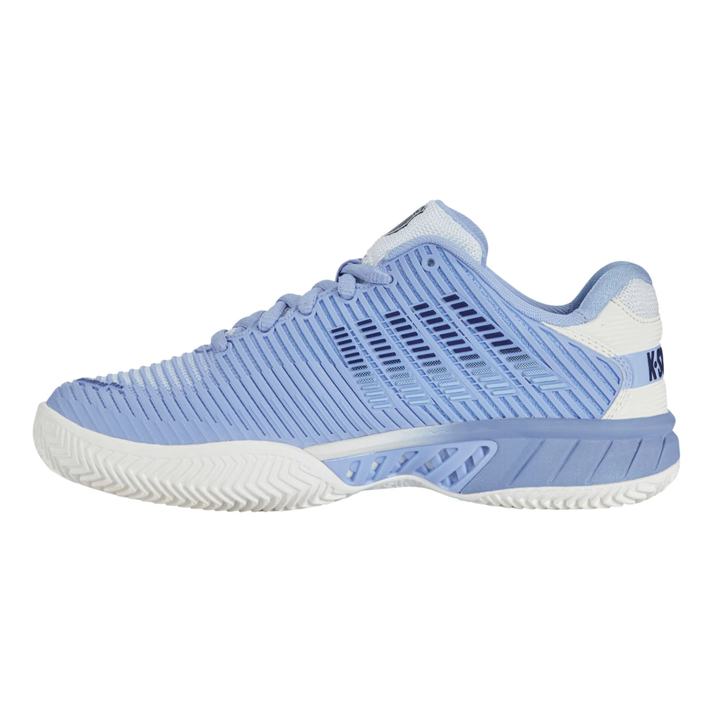 K-Swiss Hypercourt Express 2 Chaussure Terre Battue Femmes - Bleu Clair , Blanc
