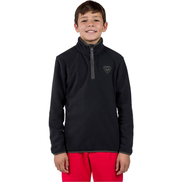 Veste polaire ROSSIGNOL JR STRAWPILE FLEECE HZ BLACK