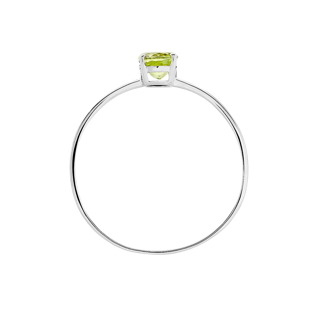Bague Valentino Or Blanc Péridot