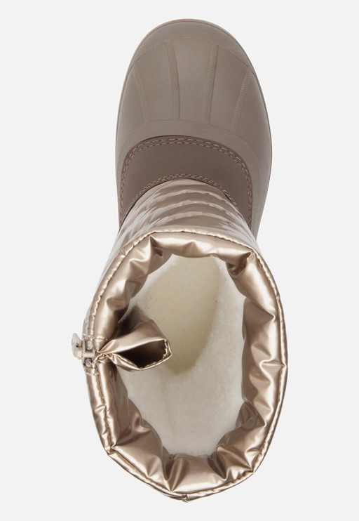 Antartica Snowboots Beige Textiel