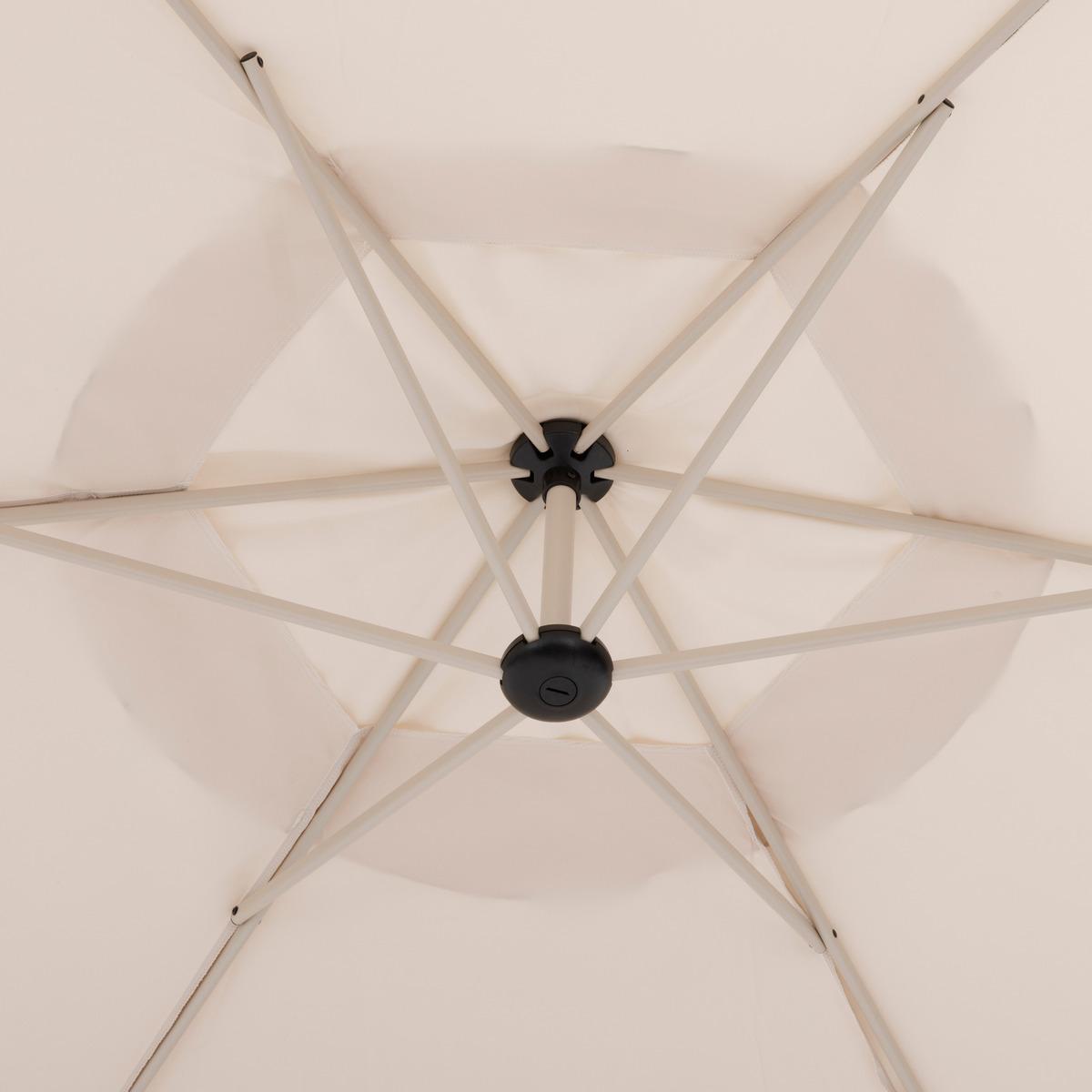 PARASOL DECENTRE 3M MANOA ARGILE BLE