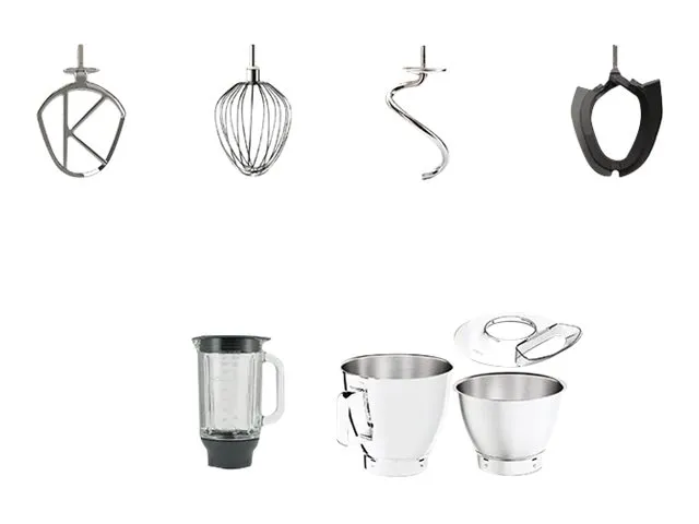 Kenwood Titanium Chef Baker XL KVL85.124SI - Køkkenmaskine - 1200 W - sølv