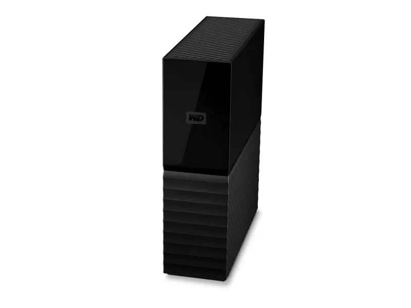 WD My Book WDBBGB0080HBK - Harddisk - krypteret - 8 TB - ekstern (stationær) - USB 3.0 - 256-bit AES - sort
