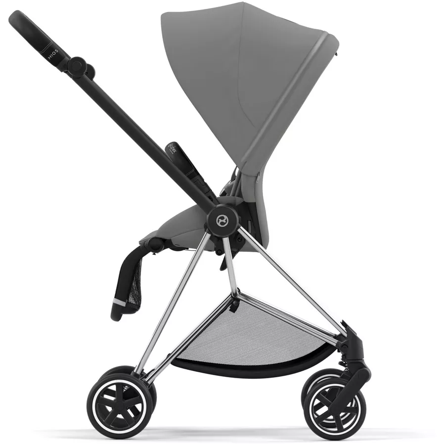 cybex PLATINUM Kombikinderwagen New Mios Chrome Black Mirage Grey