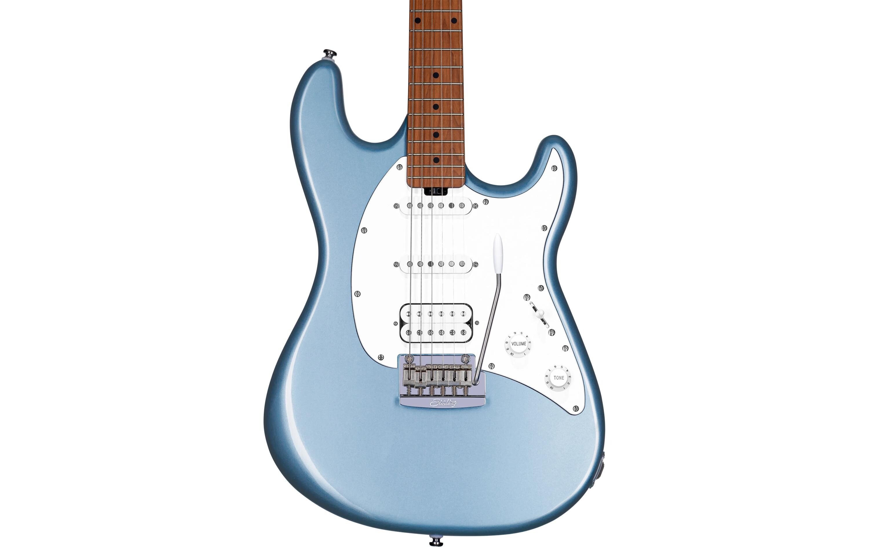 E-Gitarre Cutlass CT50 HSS Firemist Silver<br>Vintage-Look mit modernen Verzierungen