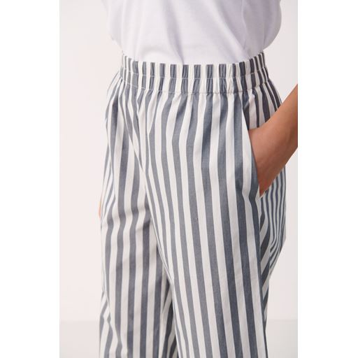 Part Two AishaPW Bukser, Midnight Navy Stripe, 34