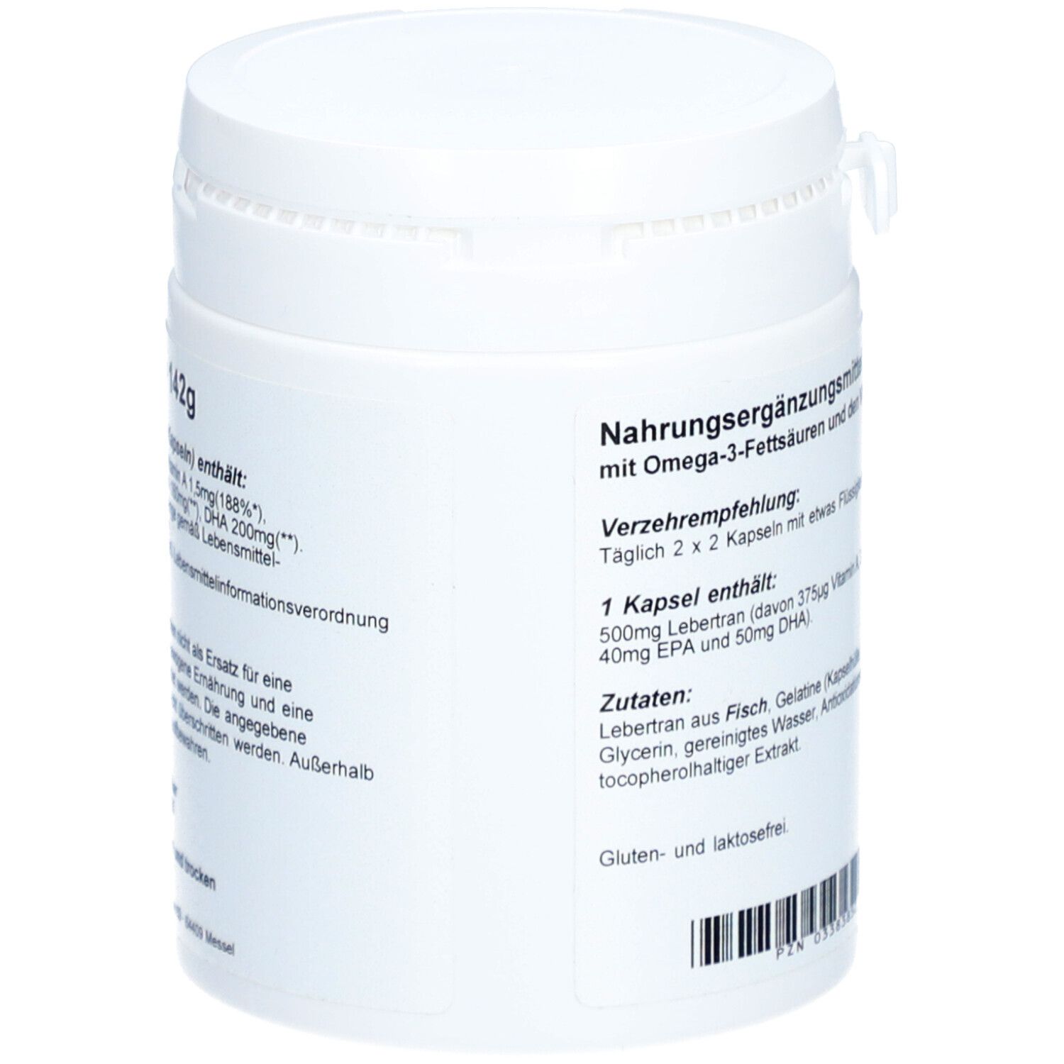 Lebertran Kapseln 500mg