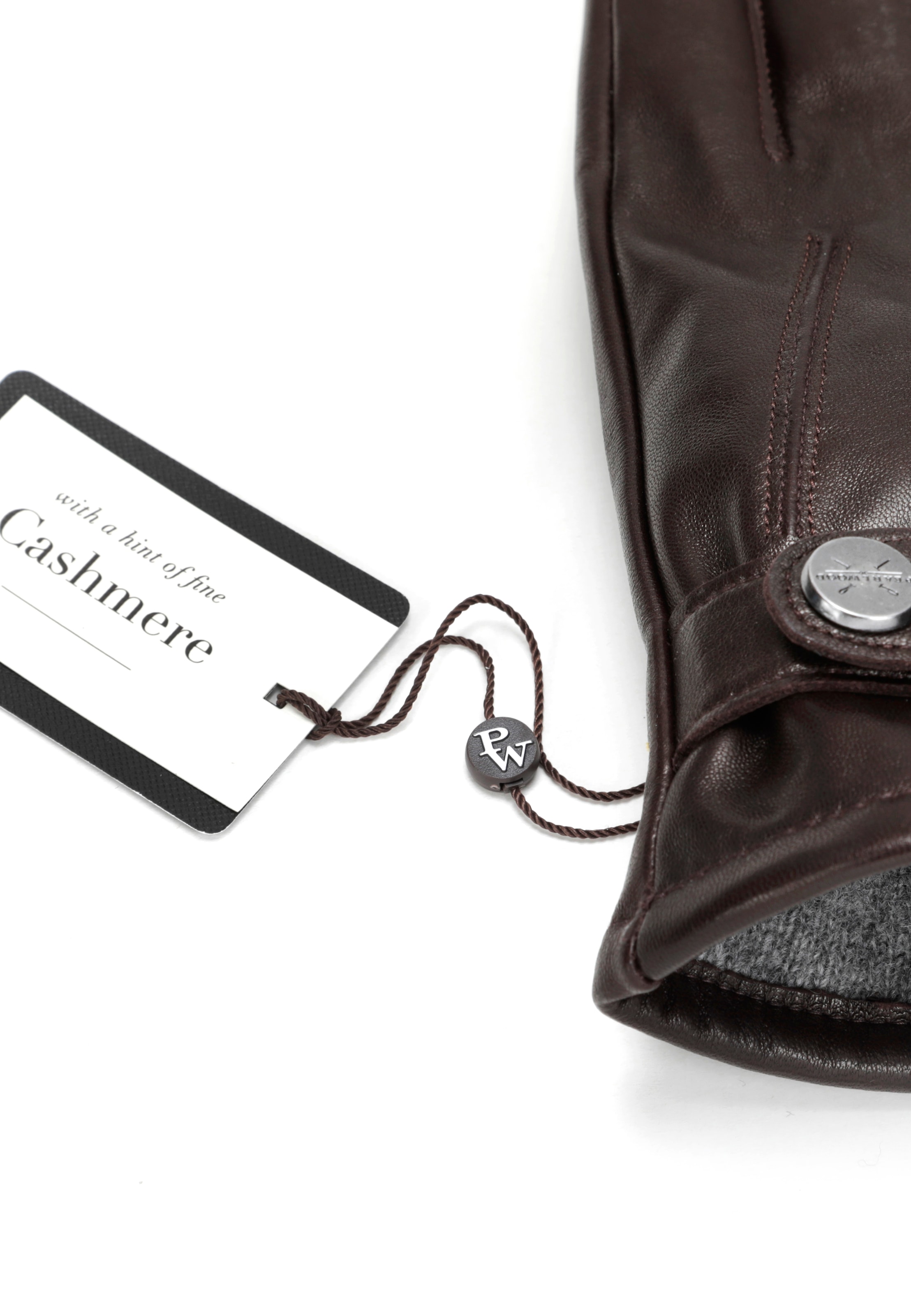 PEARLWOOD Lederhandschuhe »BROOKS«, weiches Innenfutter, Wollanteil, verstellbarer Lederriegel