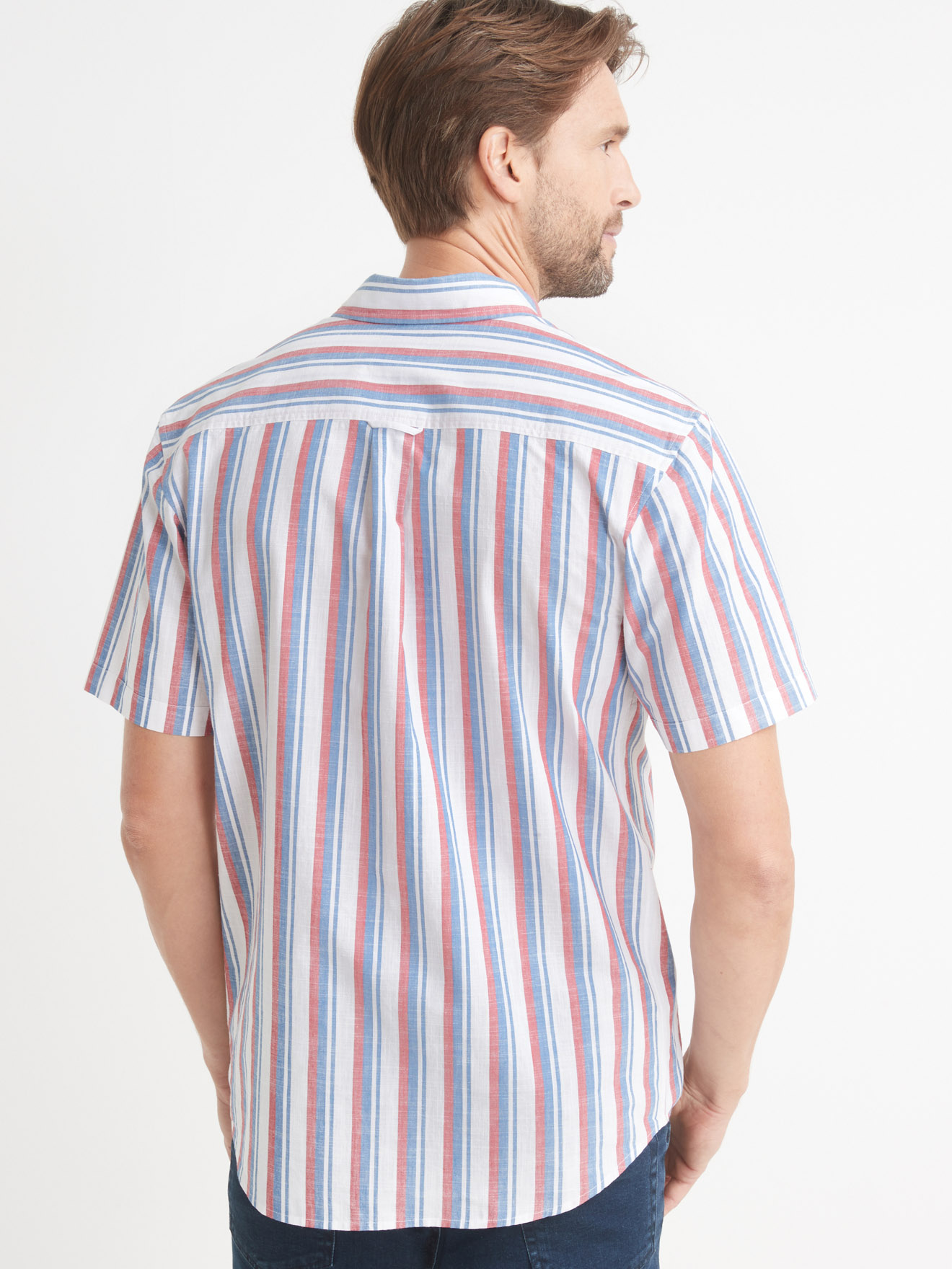 Chemise coton manches courtes
