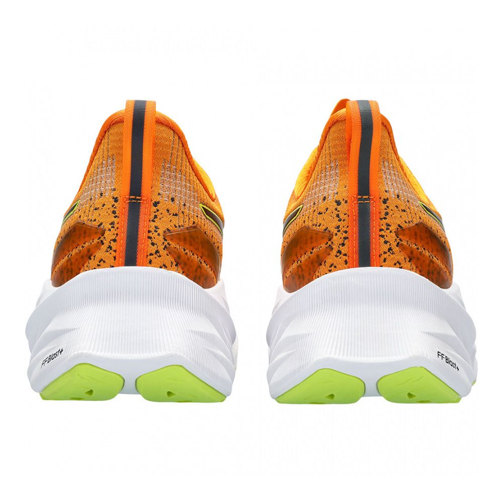 Asics NOVABLAST 3 LE - Chaussures running Homme bright orange/neon lime
