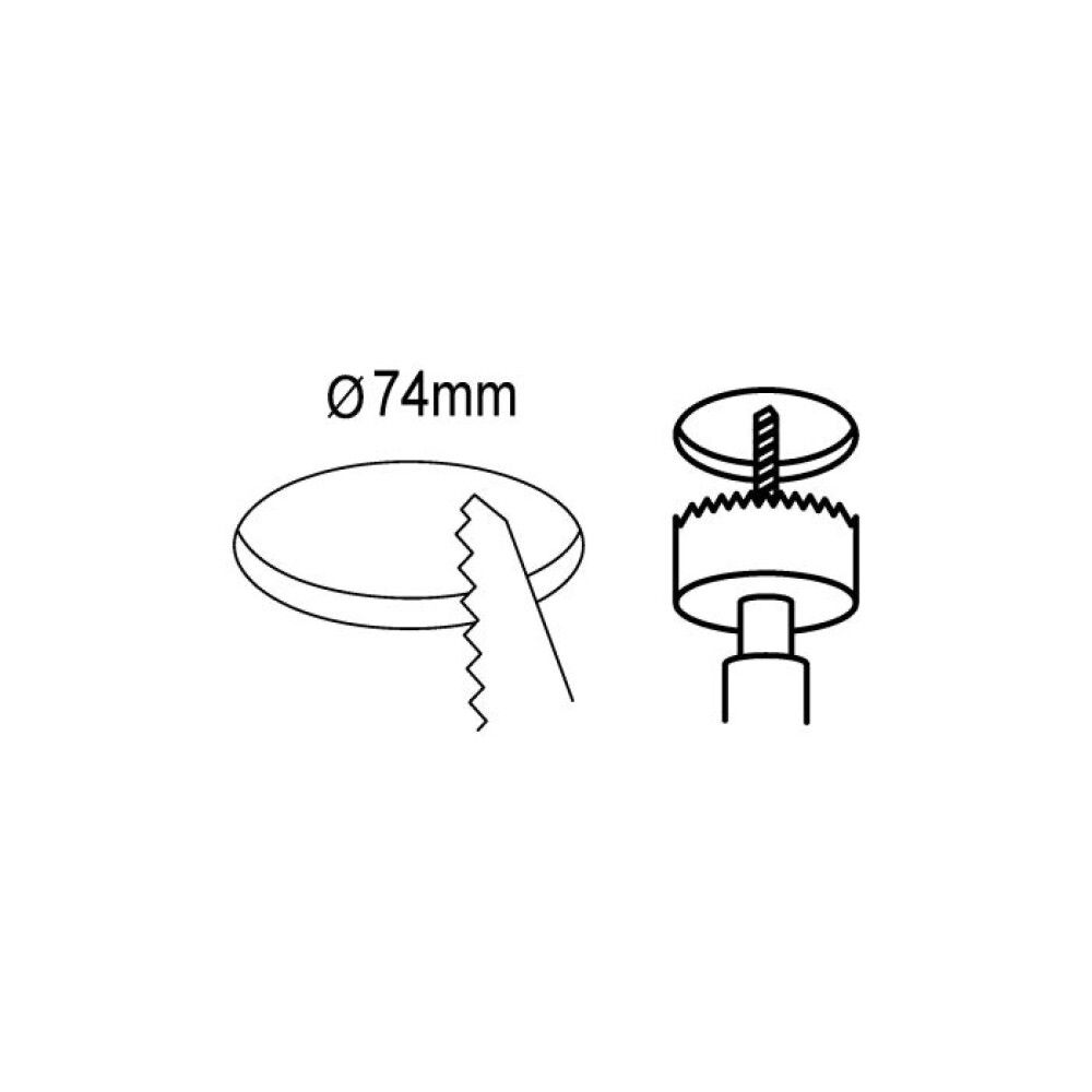 TAKLAMPE EGLO FUEVA3STK Ø85 3000K 3X3W IP44 KROM