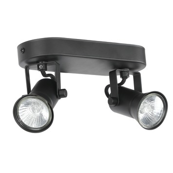 KARWEI spot Mic mat zwart 2-lichts