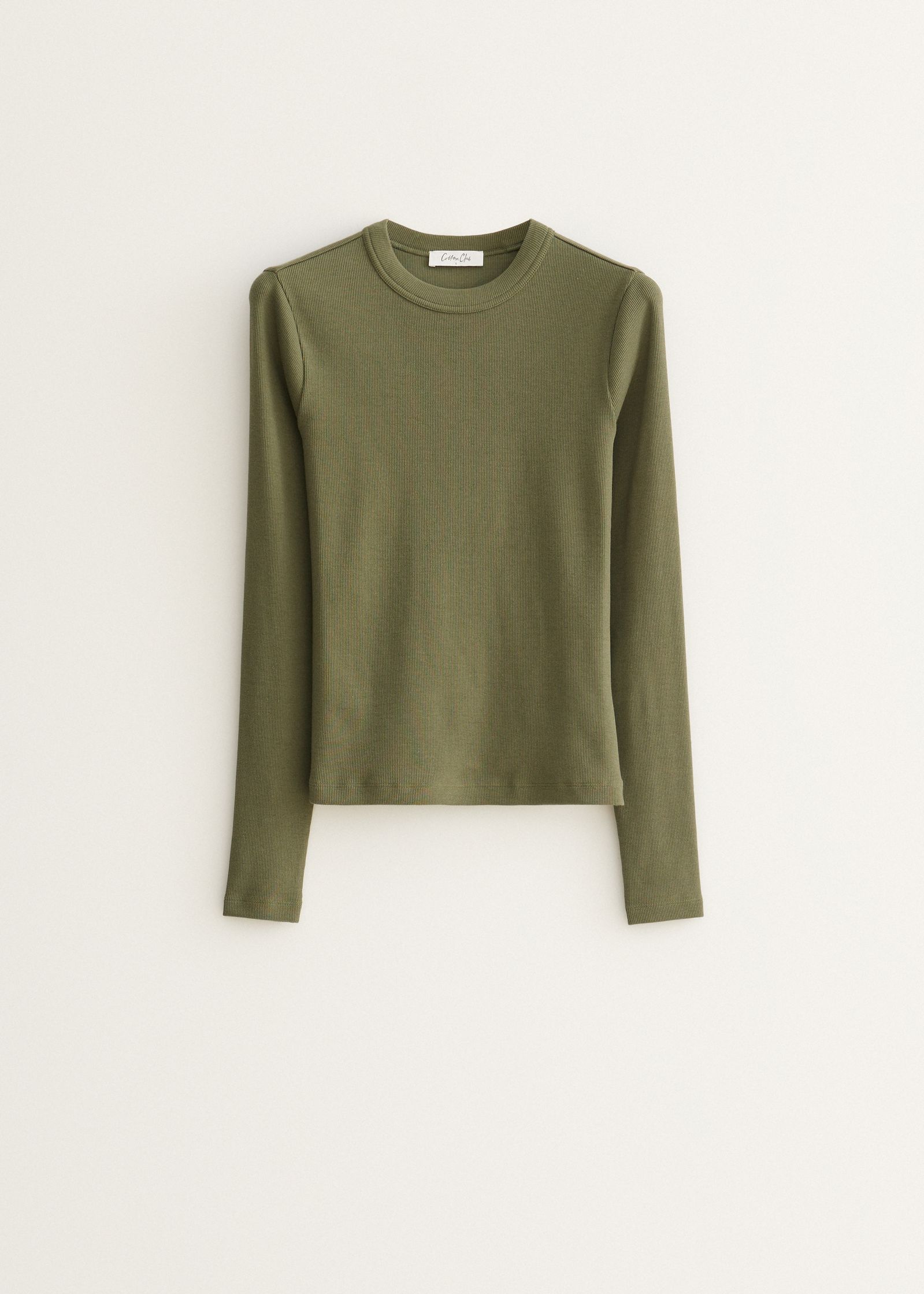 Longsleeve met rib