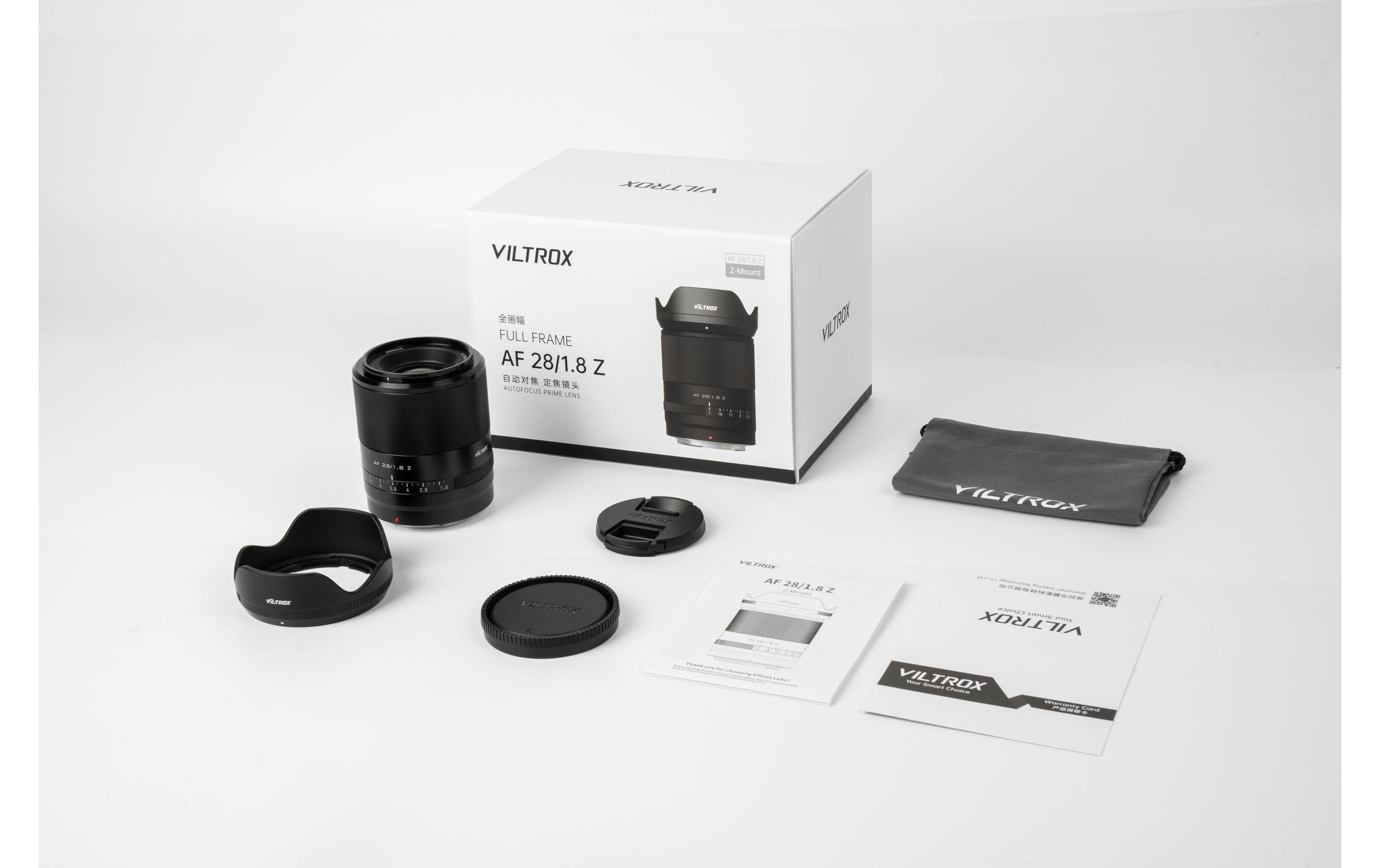 Festbrennweite AF 28mm F1.8 – Nikon Z<br>Autofokus-Objektiv mit grosser Blendenöffnung für Nikon Z-Mount