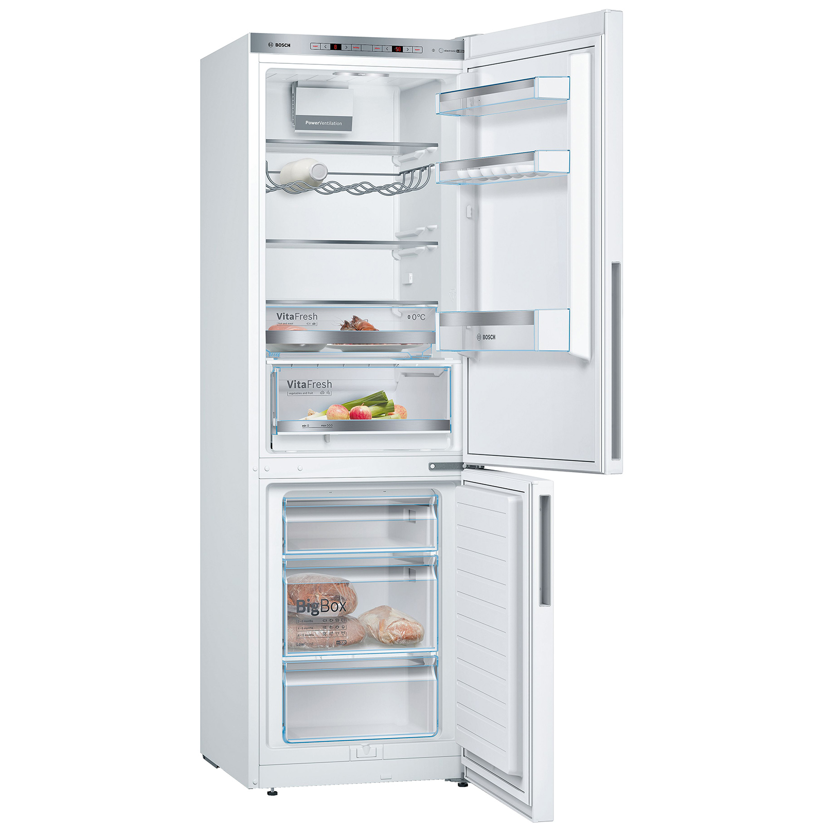 BOSCH Kühl-Gefrierkombination KGE36AWCA - weiß - C