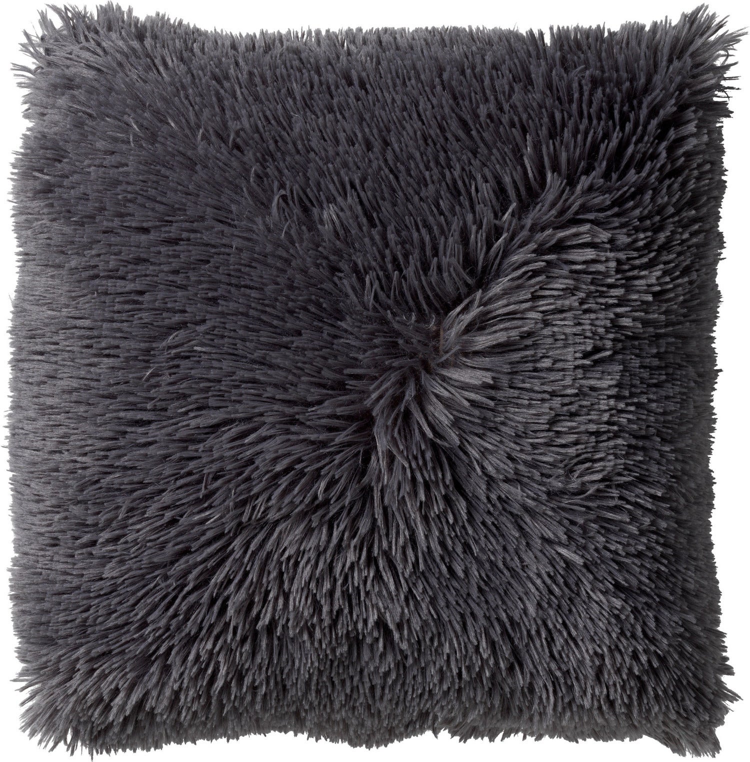 Dutch Decor sierkussen Fluffy antraciet 45 x 45 x 5 cm
