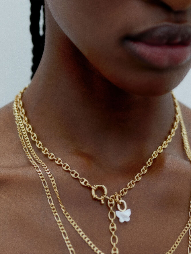 Maria Black Negroni Necklace Gold
