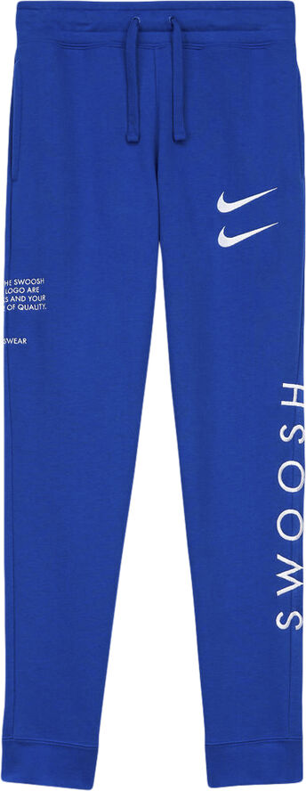 Nike Sportswear Swoosh Fleece Bukser Blå