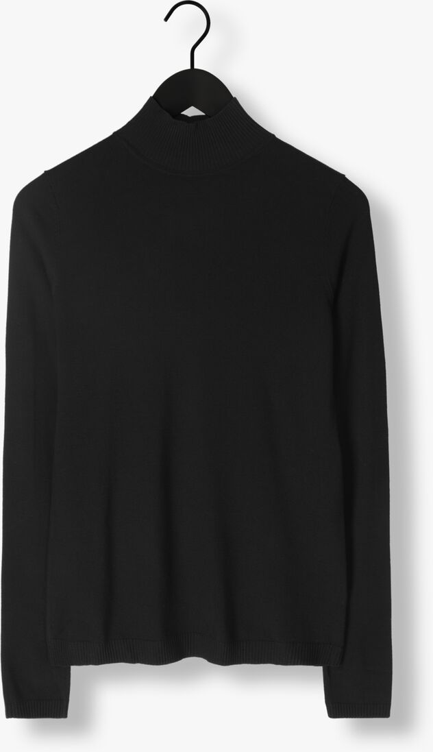 MINUS zwarte minus coltrui mslana roll knit pullover