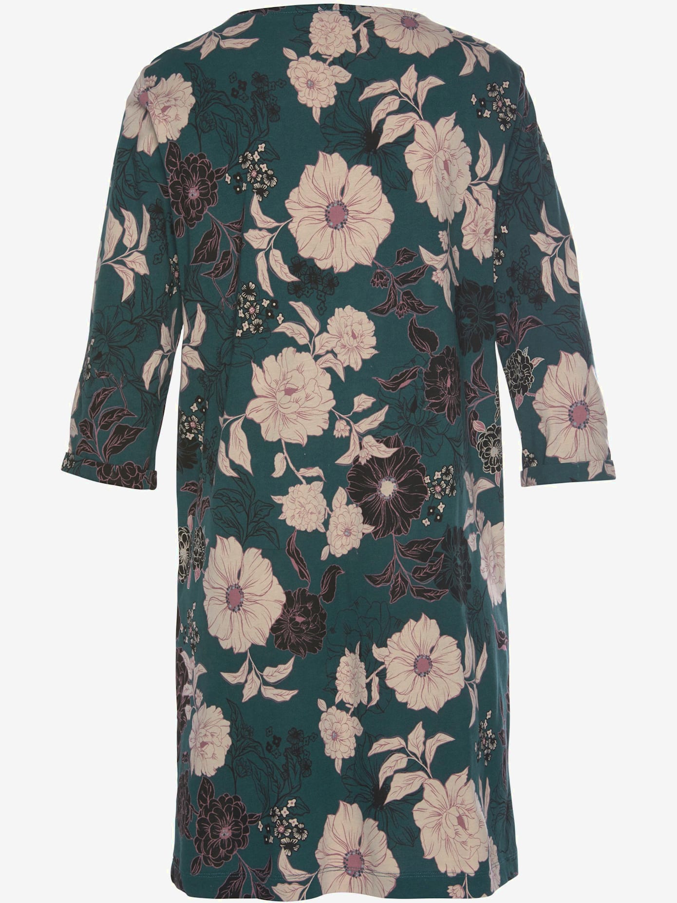 Chemise de nuit au motif floral botanique