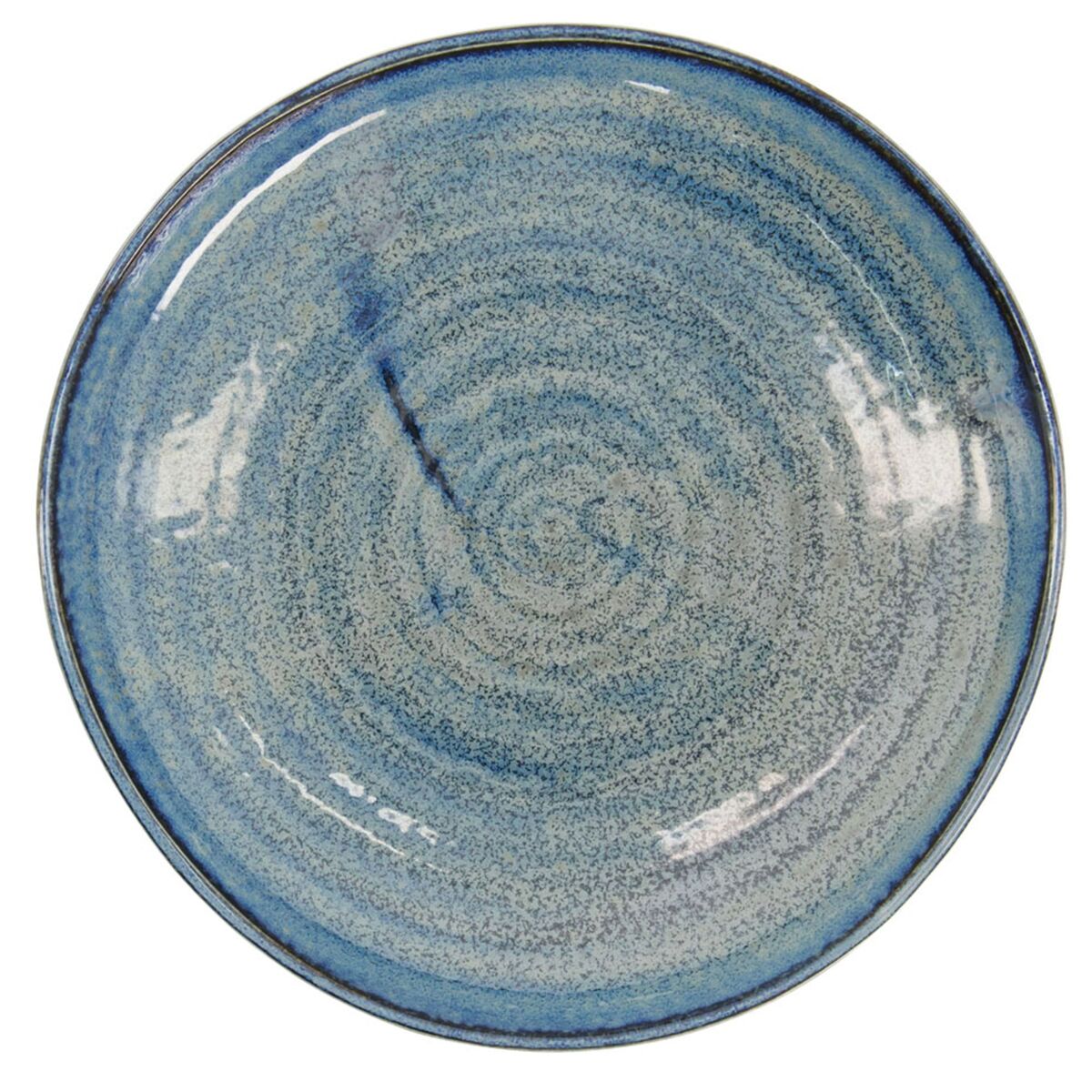 Cobalt Blue Triangle tallerken, 22.7 cm