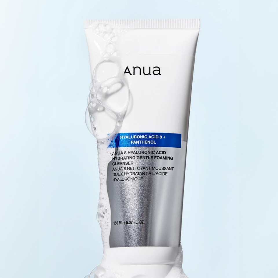 Anua - 8 Hyaluronic Acid Hydrating Gentle Foaming Cleanser 150 ml - Rens