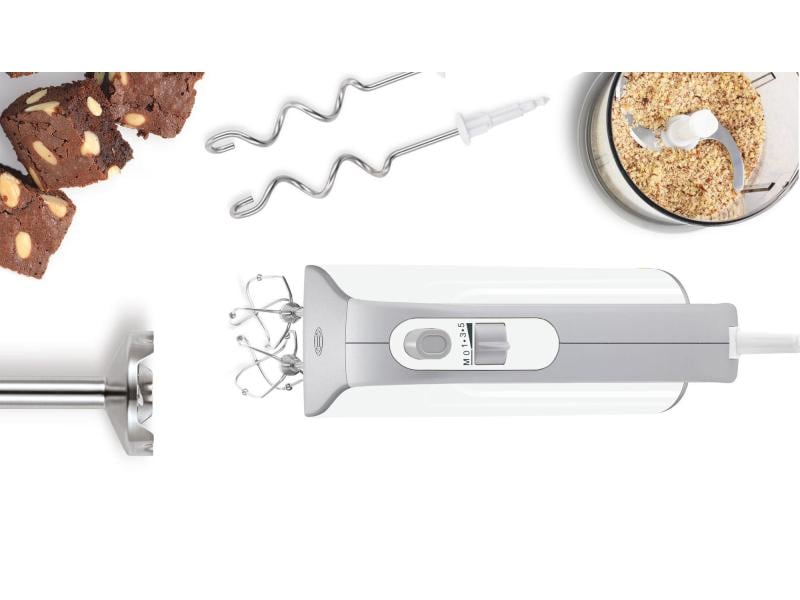 Bosch Handmixer MFQ4080 Weiss/Silber Handrührer-Set