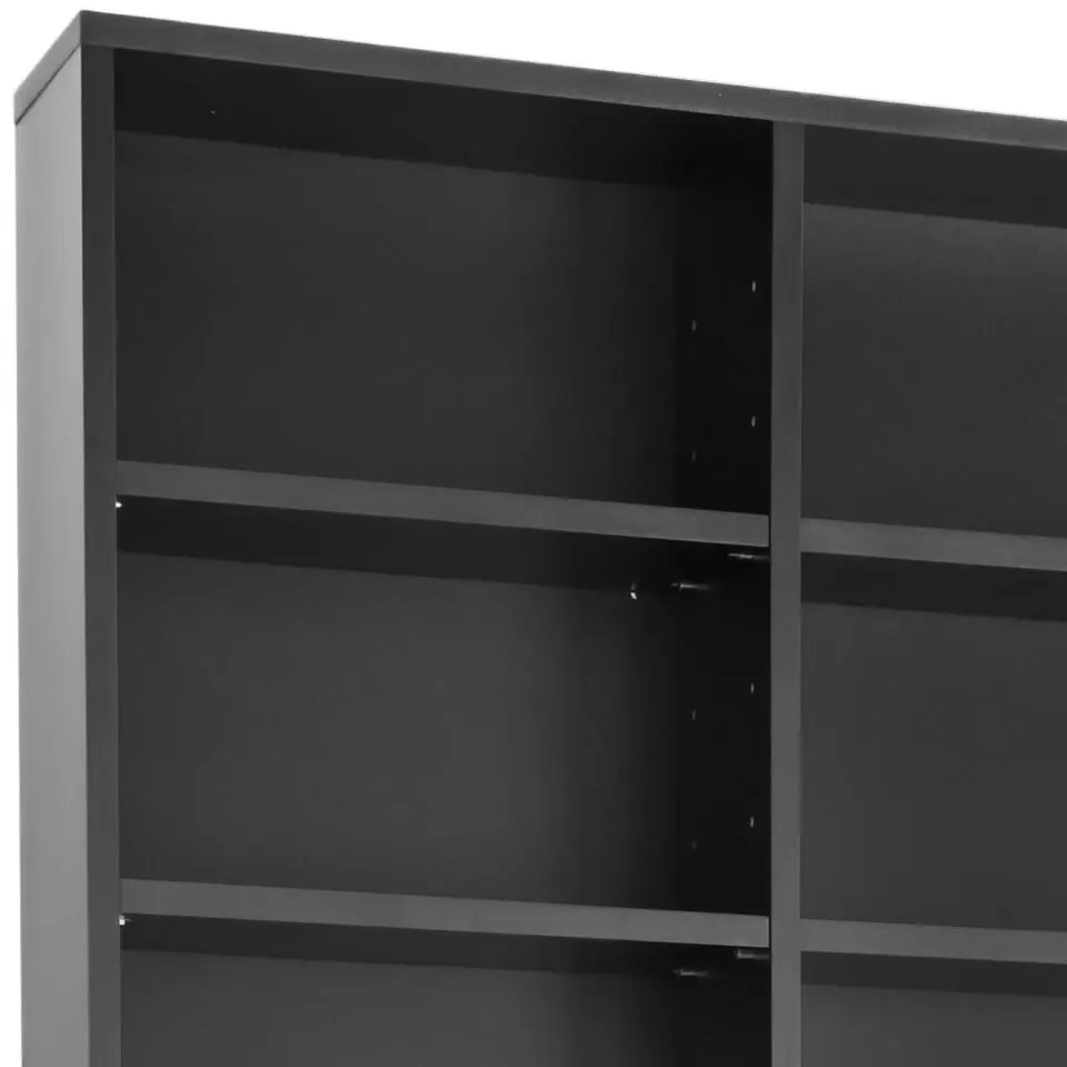tectake Kast Christel 180x102x23,5cm, Zwart
