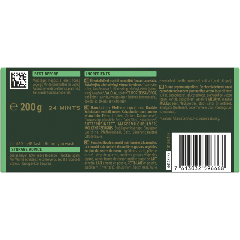 After Eight Pure chocolade pralines pepermunt