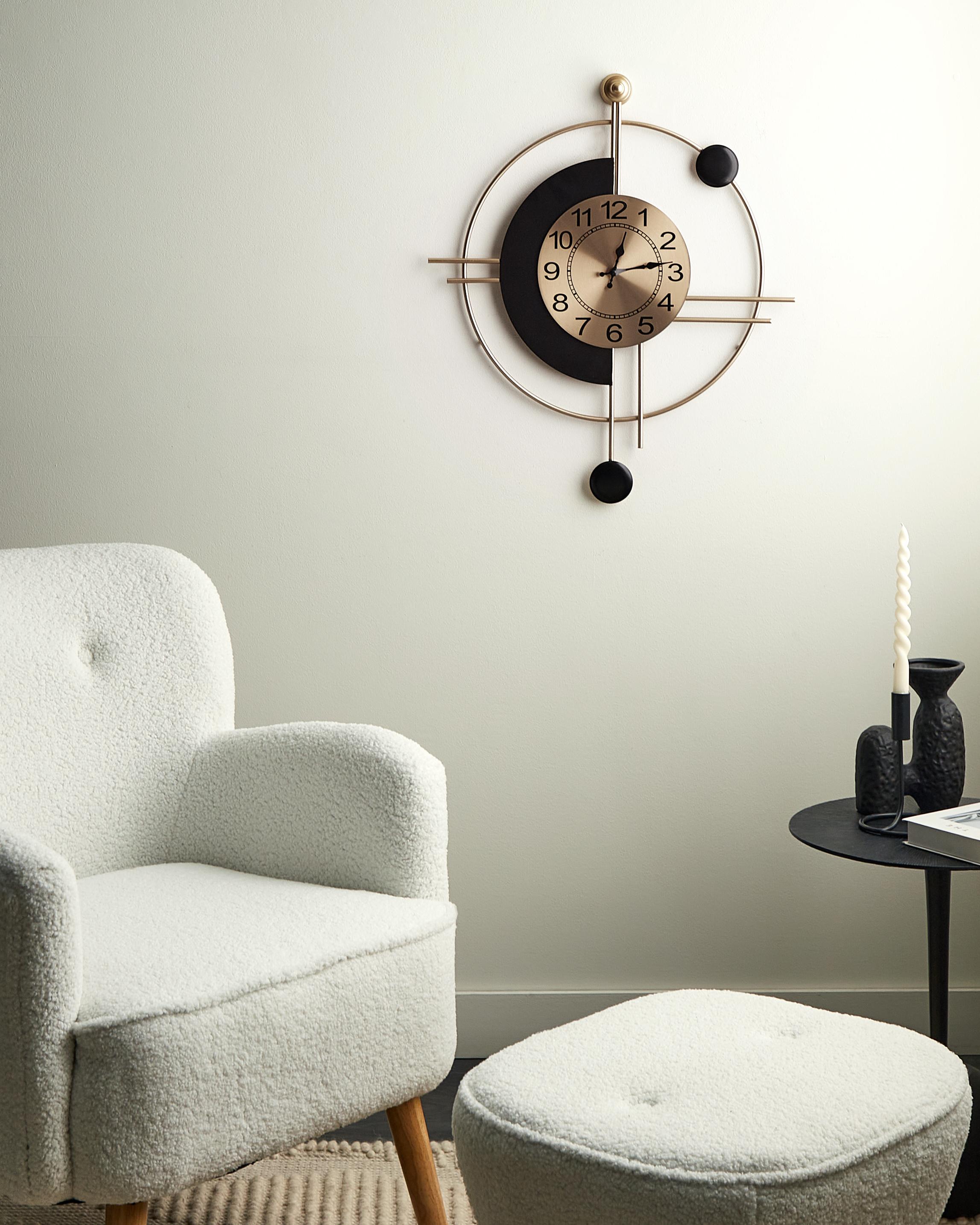 Wandklok ALLOGNY 59 cm Metaal Goud