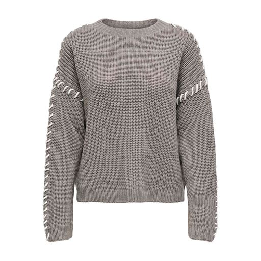JDY Rosella Stitch Striktrøje, December Sky, M