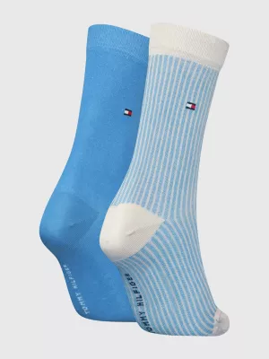Pacote com 2 pares de meias clássicas listradas Ithaca