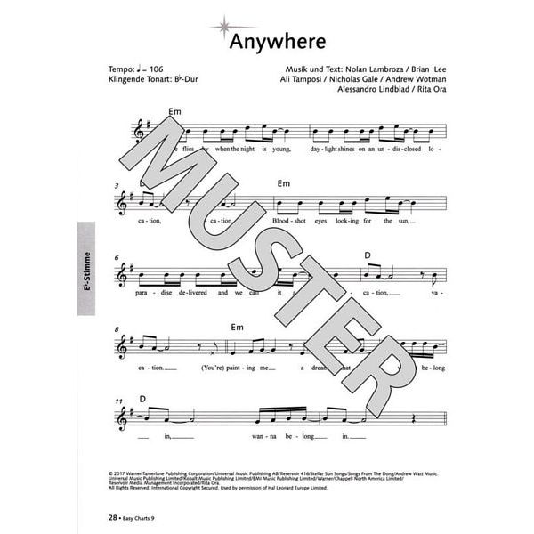 Music Factory Easy Charts 9 Play-Along