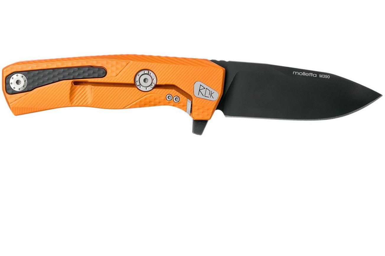 LionSteel ROK Black Orange Aluminium ROK A OB zakmes