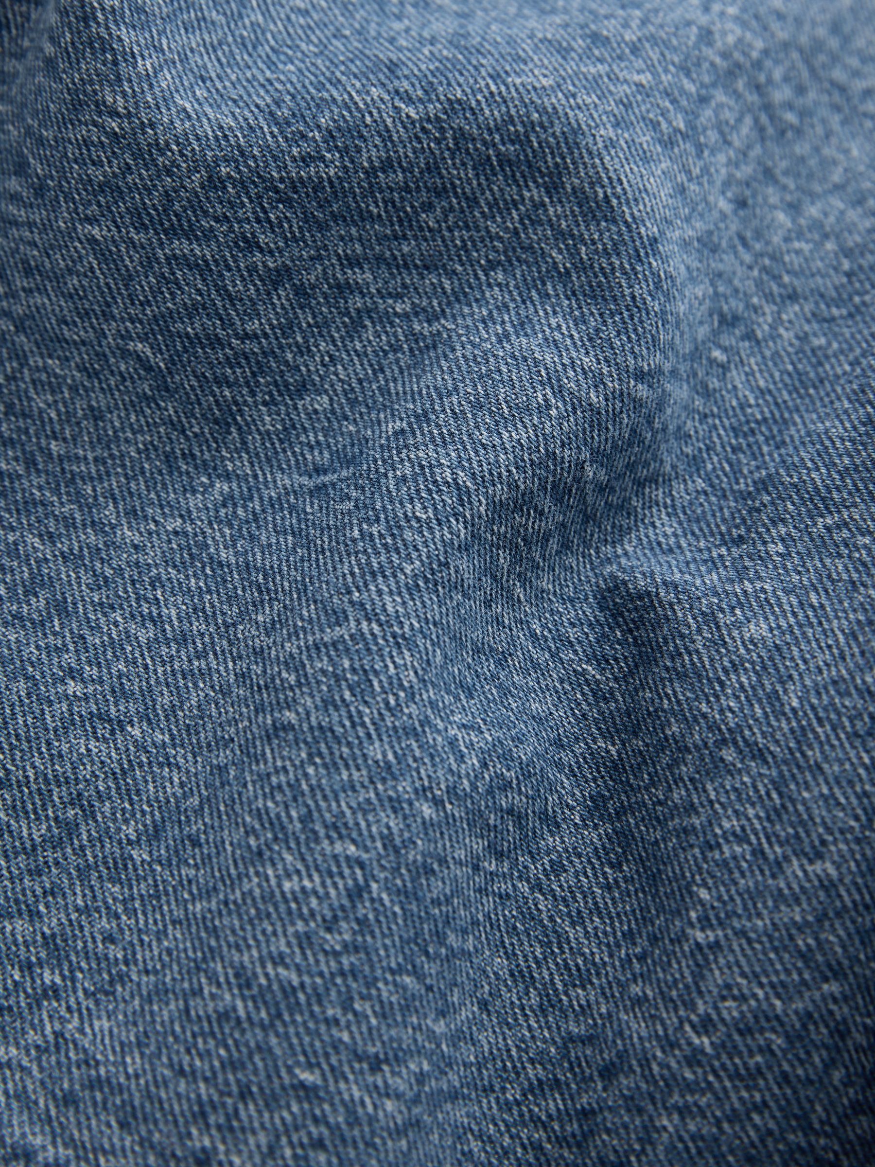 Normaal blauw - Knielange Bermuda denim shorts