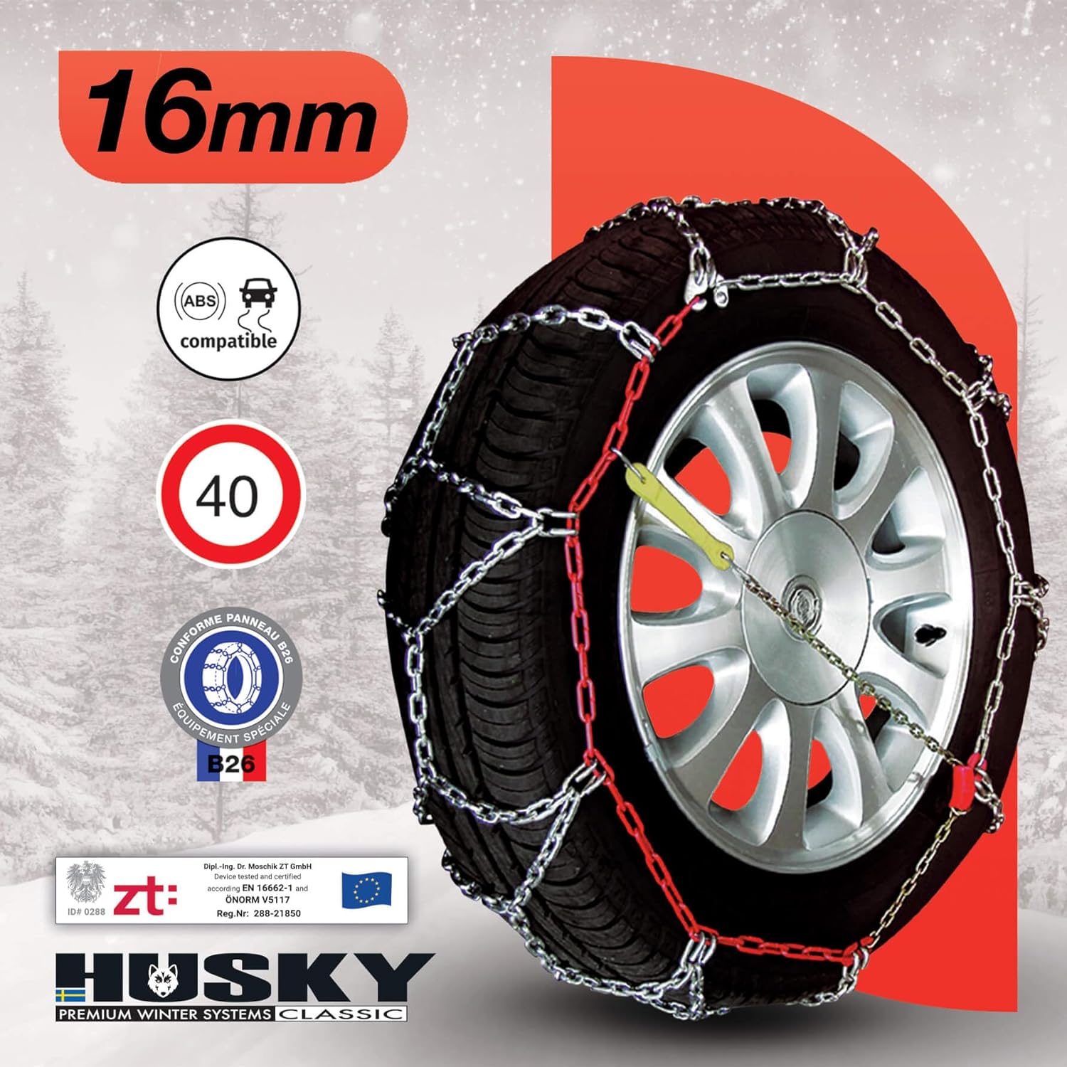 Husky Professional 270 sneeuwketting - set van 2