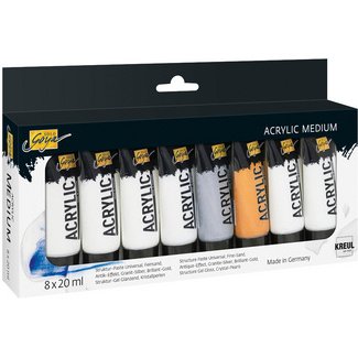 Acrylique SOLO Goya Medium, 20 ml, set de 8