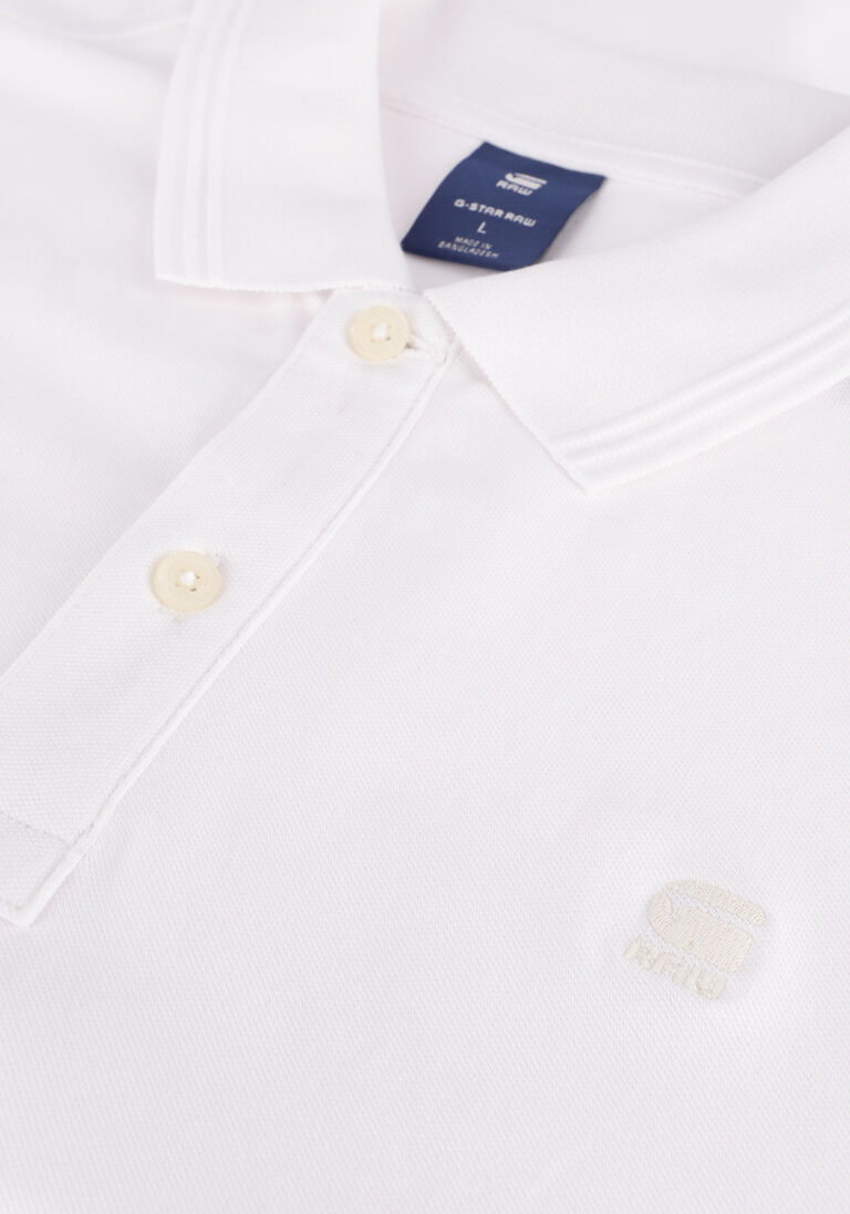 G-STAR RAW gebroken wit g-star raw polo dunda slim polo s/s