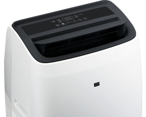 Draagbare Wi-Fi-airconditioner met afvoerslang, 9000 BTU, stil, wit, kamergrootte tot 80 m³/32 m², lokale airconditioner