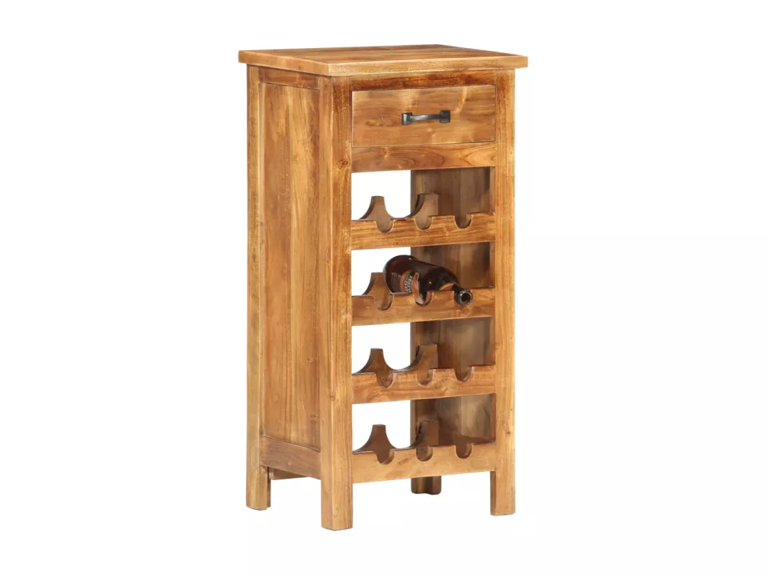 Casier à bouteilles 40x30x80 Bois d'acacia massif