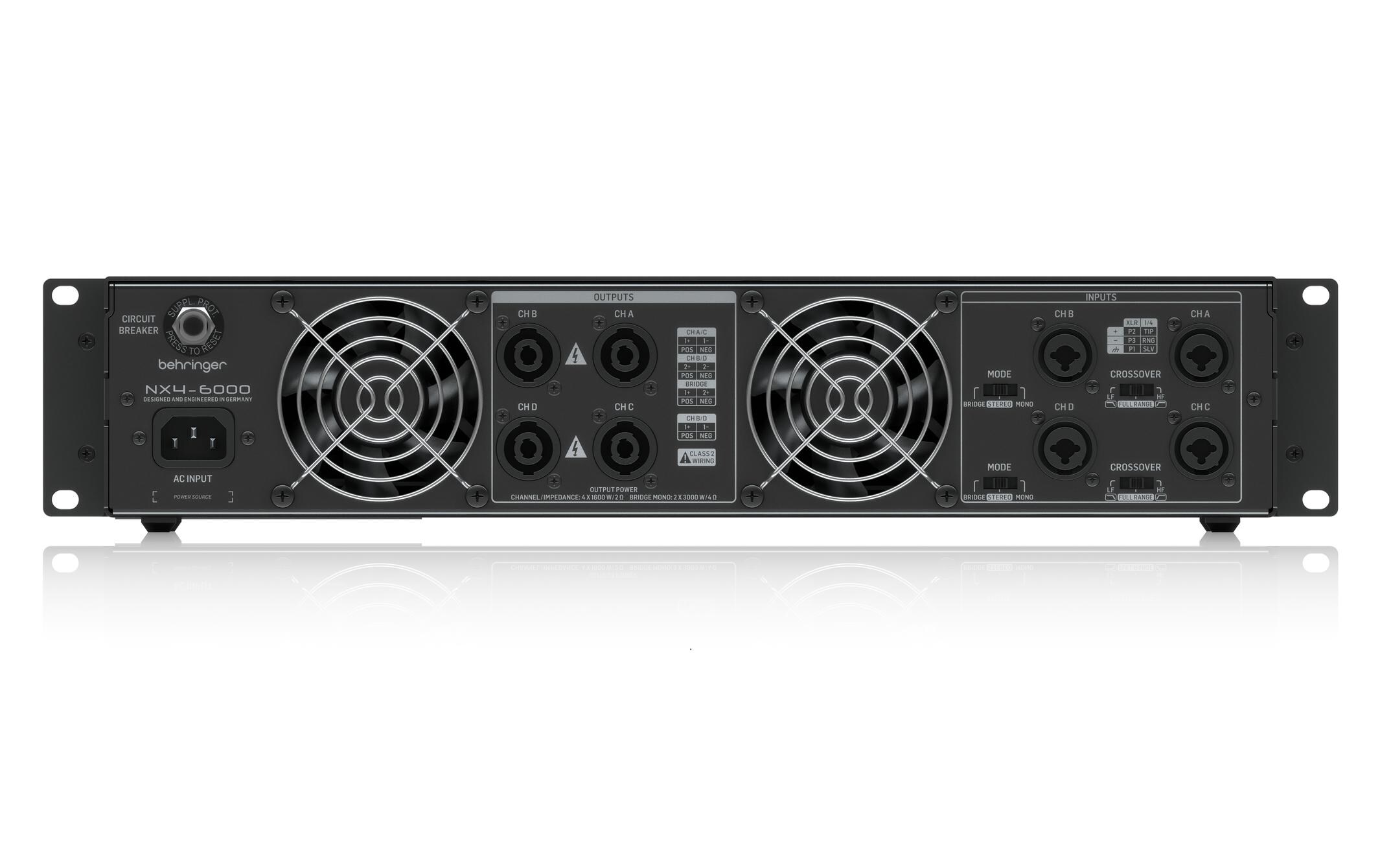 Endstufe NX4-6000<br>Ultraleichte Class-D Endstufe