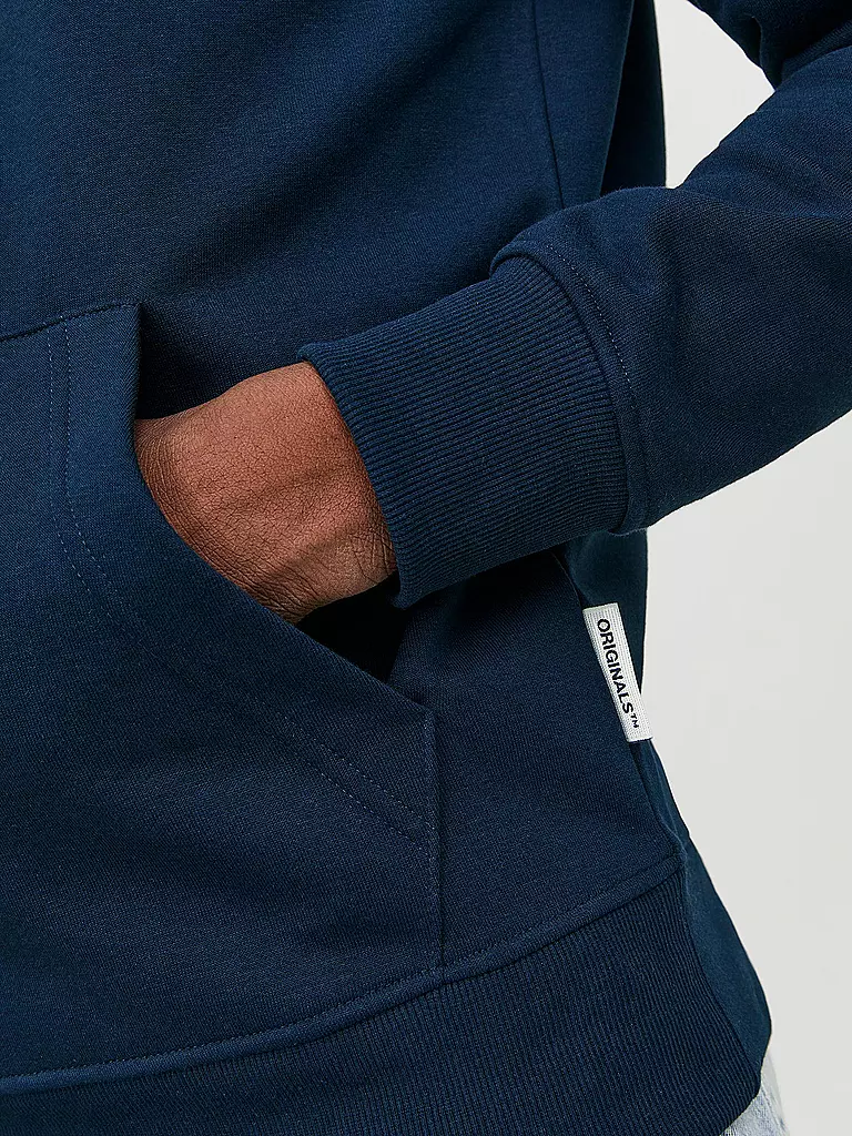 JACK & JONES Kapuzensweater - Hoodie JORLAKEWOOD blau