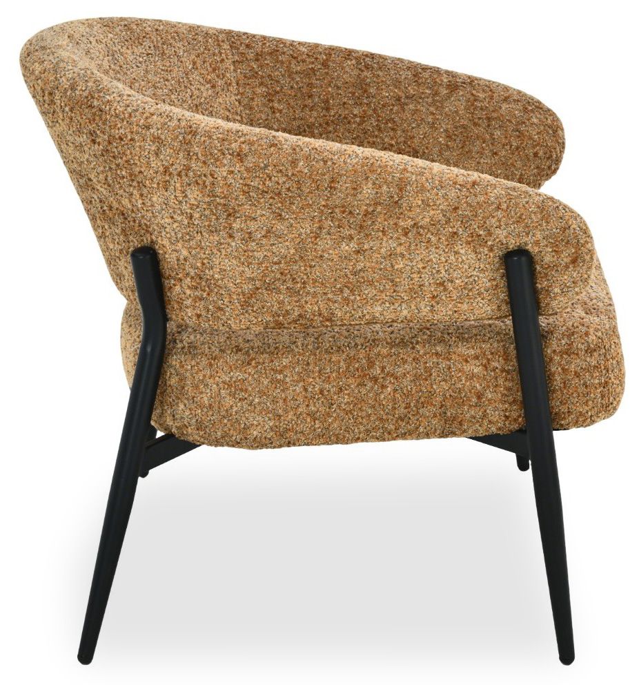 Fauteuil Cognac Dilan B73 x D72.5 x H75 cm