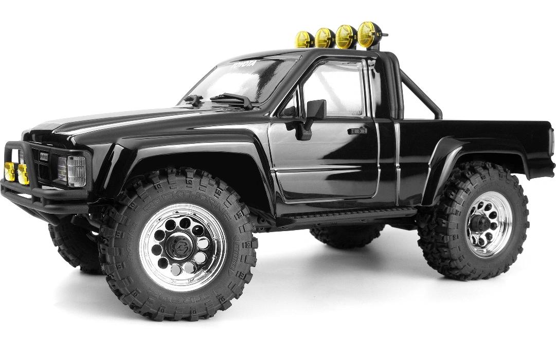 Scale Crawler Venture18 Toyota Hilux SR5, Schwarz RTR, 1:18<br>Offroad-Truck im Massstab 1:18