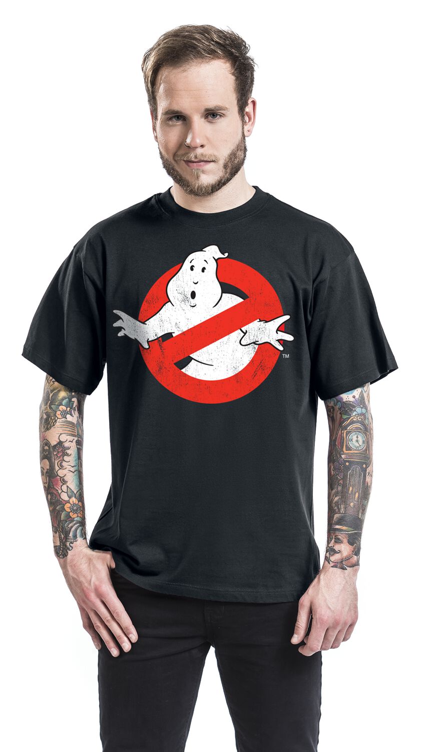 Logo Délavé | SOS Fantômes T-Shirt Manches courtes