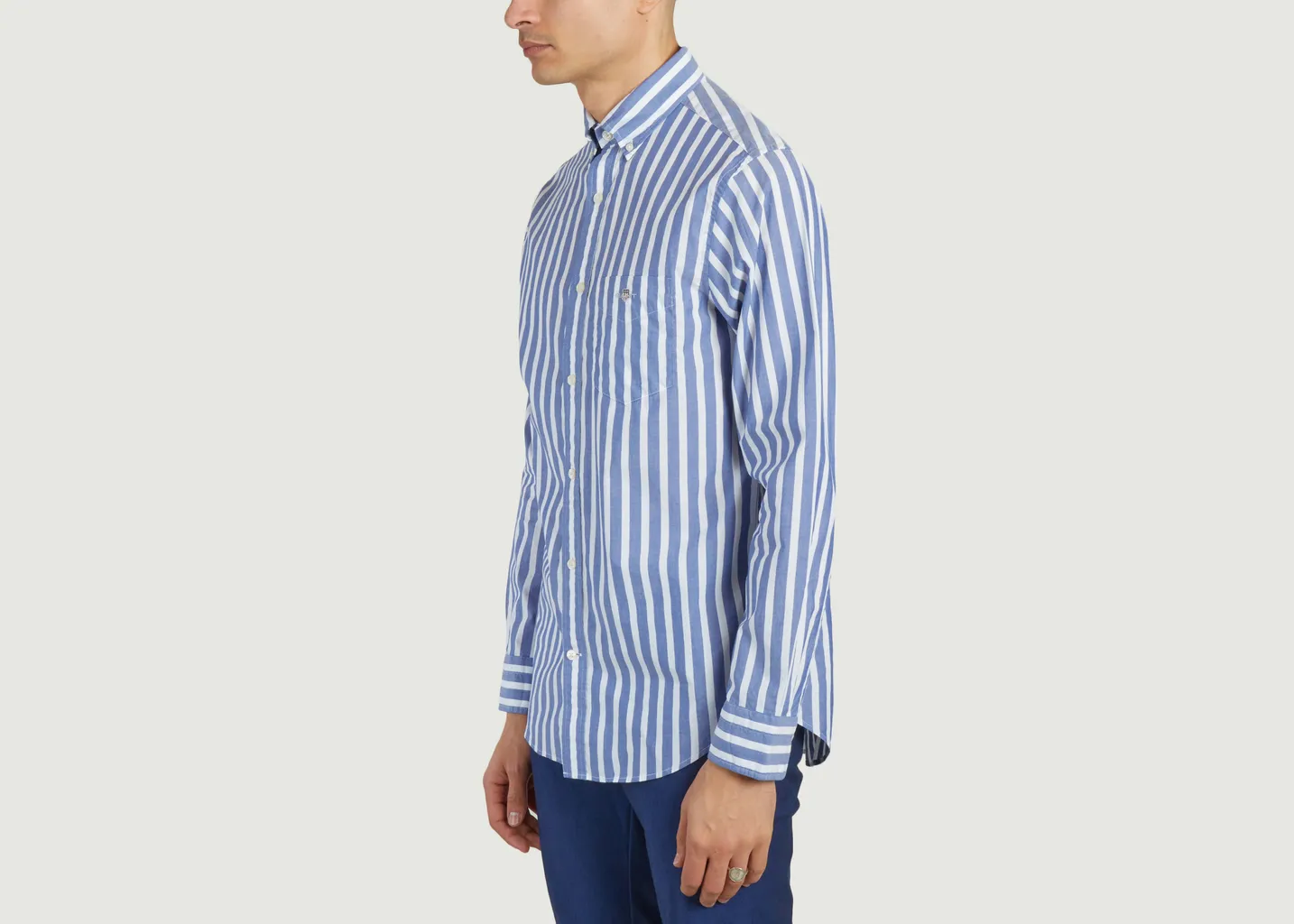 Chemise À Rayures En Popeline Gant
