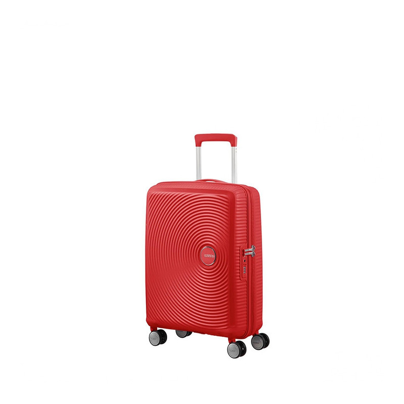 Valise cabine rigide Soundbox Extensible 55 cm Coral red